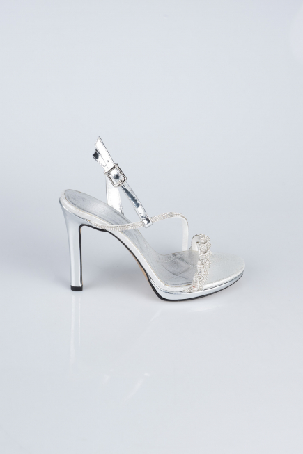 Silver Stony Evening Shoe AB1128