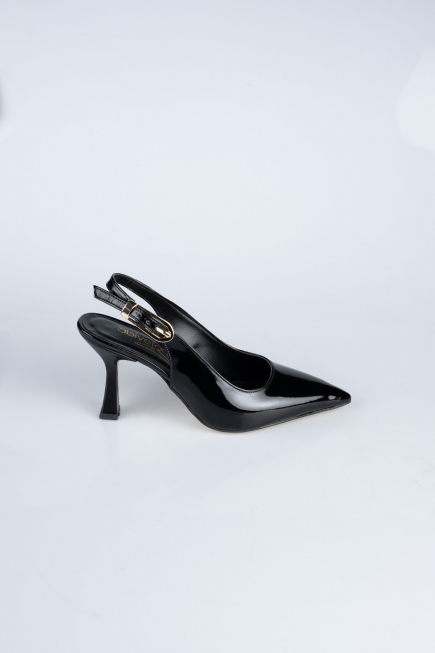 Black Patent Leather Evening Shoe ABR1130