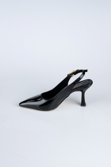 Black Patent Leather Evening Shoe ABR1130