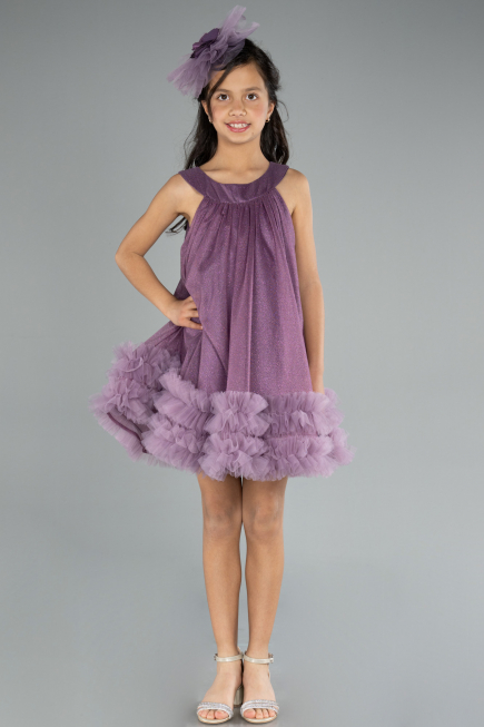 Midi Lavender Girl Dress ABK2297