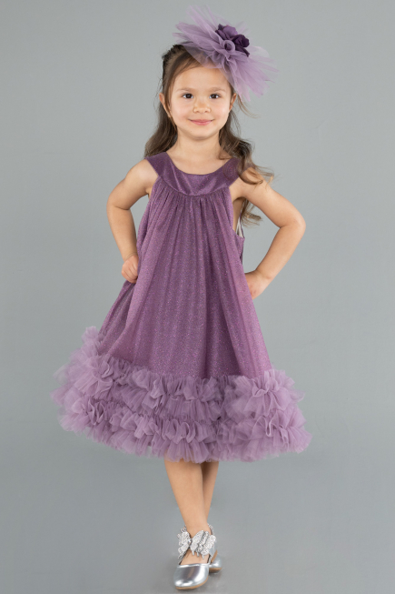 Midi Lavender Girl Dress ABK2297