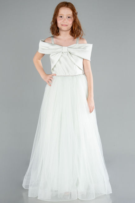 Long Mint Girl Dress ABU4826