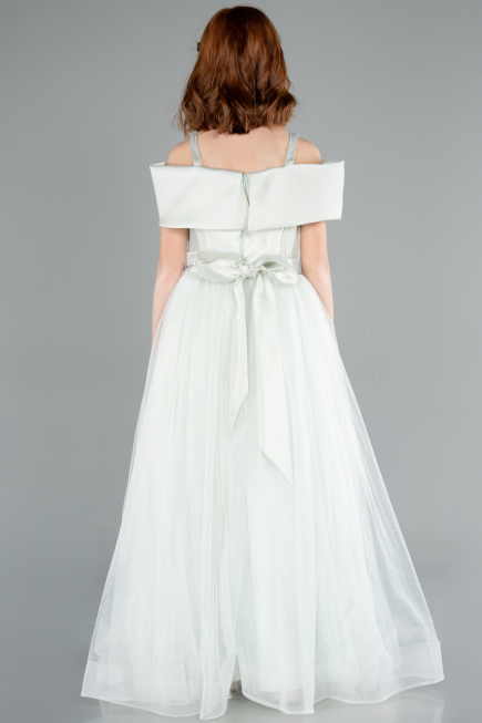Long Mint Girl Dress ABU4826