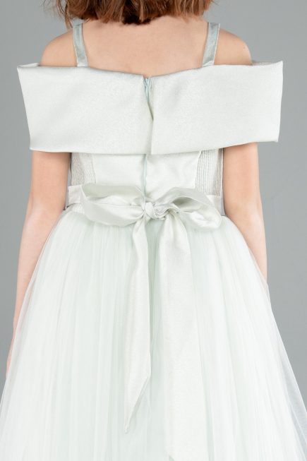 Long Mint Girl Dress ABU4826
