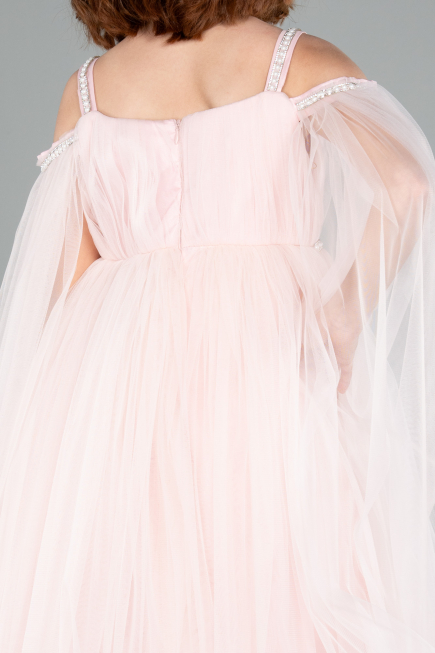 Midi Powder Color Girl Dress ABK2299