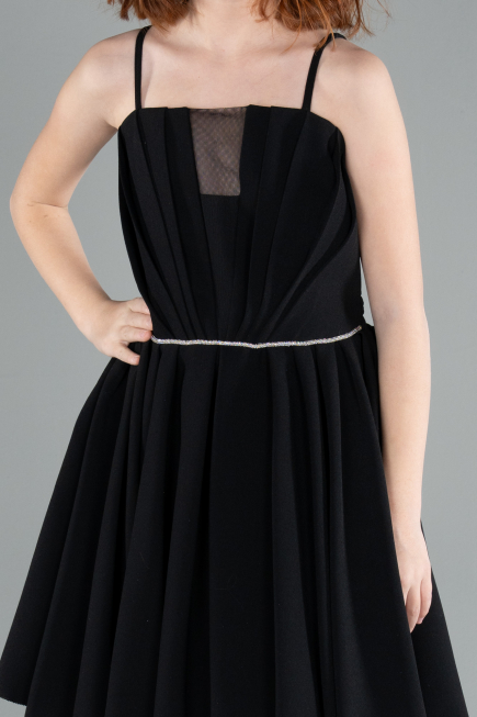 Midi Black Girl Dress ABK2298