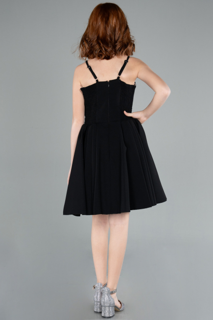 Midi Black Girl Dress ABK2298