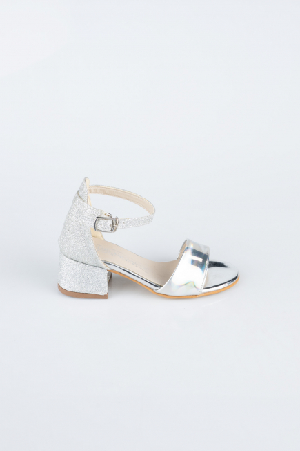 Silver Mirror Kids Shoe SE768