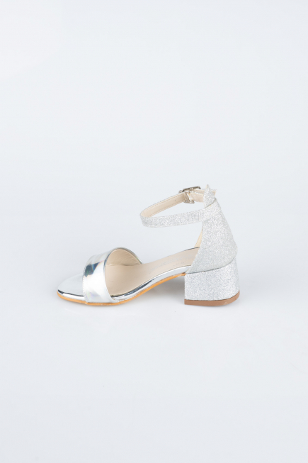 Silver Mirror Kids Shoe SE768