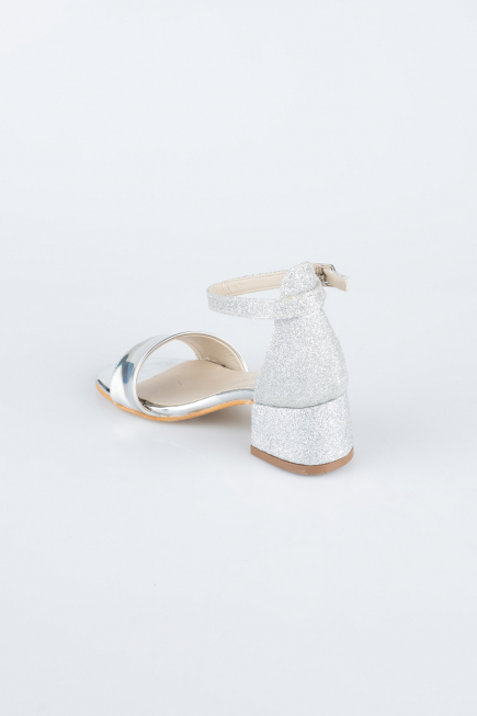 Silver Mirror Kids Shoe SE768