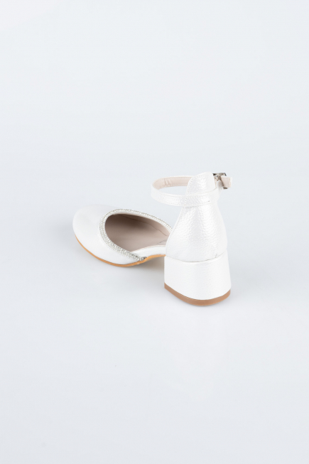 Silver Crystal Kid Shoe SE771