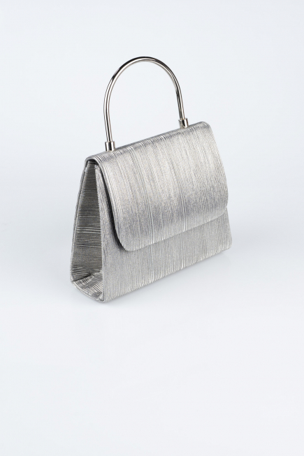 Platinum Laser Cut Evening Bag SH842