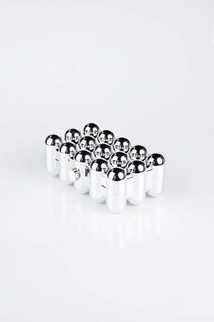 Silver Metal Evening Bag SH843