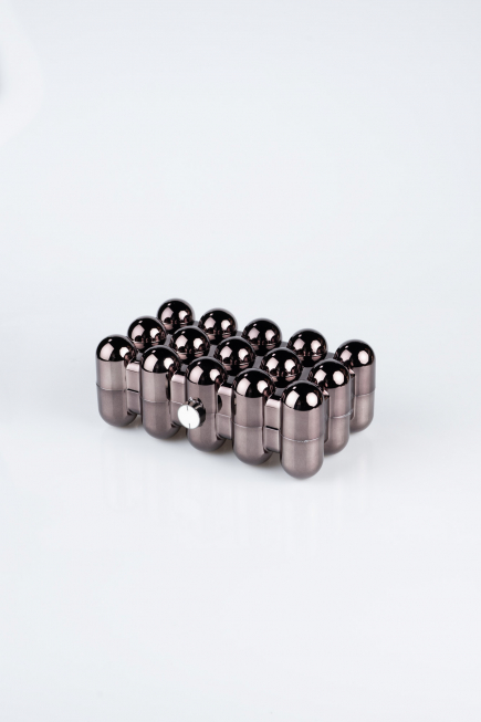Platinum Metal Evening Bag SH843