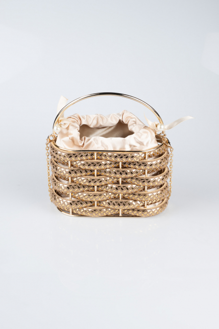 Gold Metal Night Bag SH847