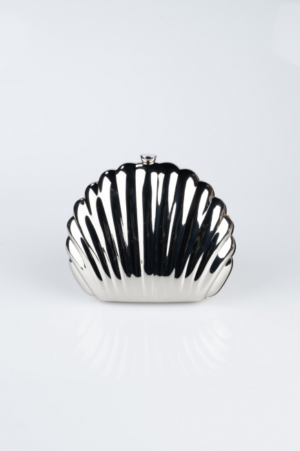 Silver Metal Night Bag SH848