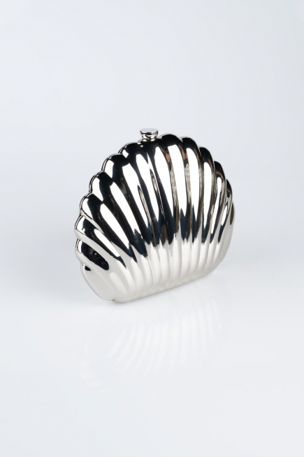 Silver Metal Night Bag SH848