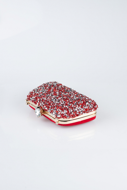 Red Suede Night Bag SH849