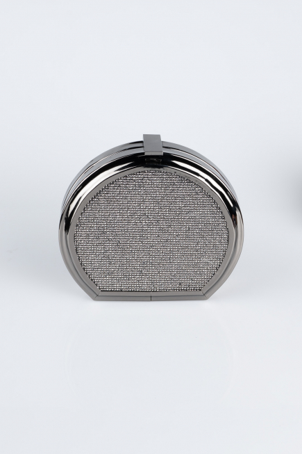 Platinum Plaster Fabric Evening Bag KC821