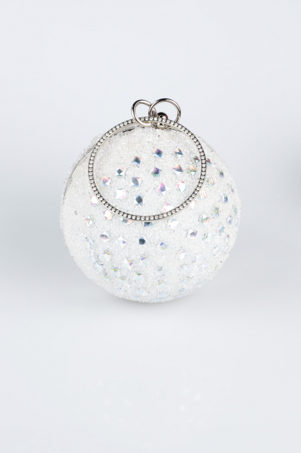 White Scaly Evening Bag SH803