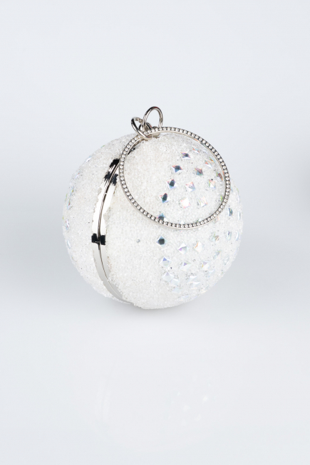 White Scaly Evening Bag SH803