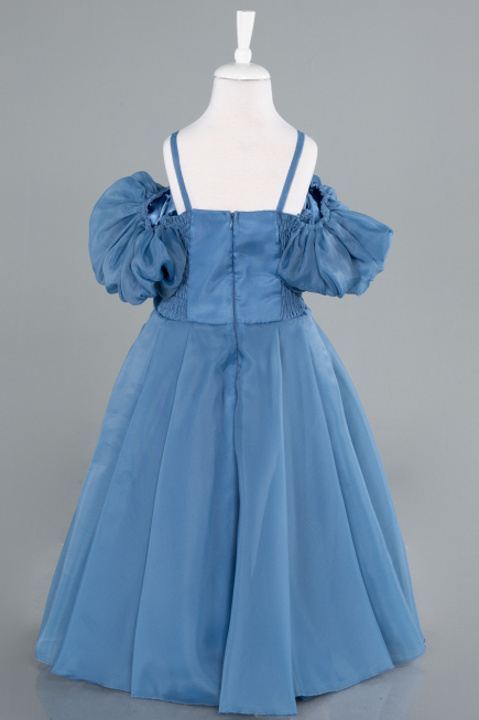 Long Indigo Girl Dress ABU4827