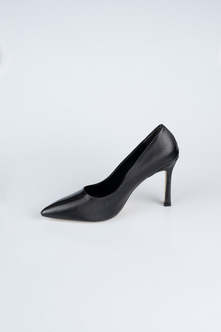 Black Patent Leather Stiletto AB1133