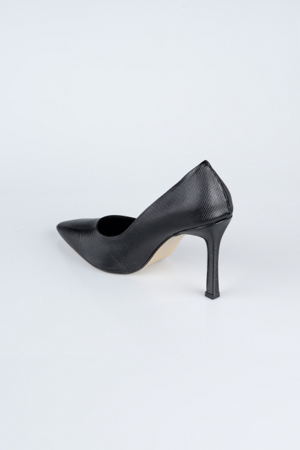 Black Patent Leather Stiletto AB1133
