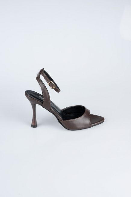 Brown Leather Evening Shoe AB1134