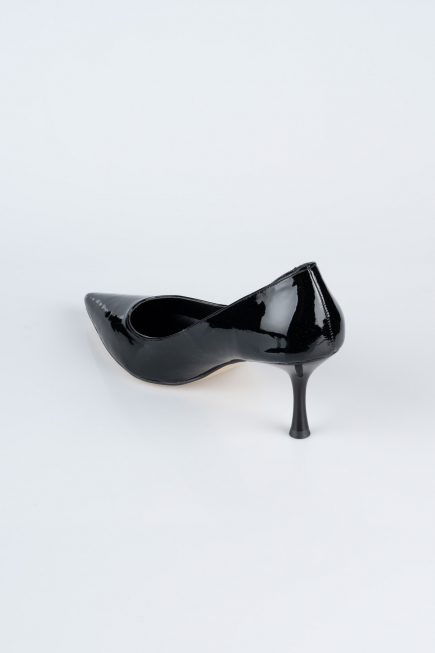 Black Patent Leather Stiletto AB1135