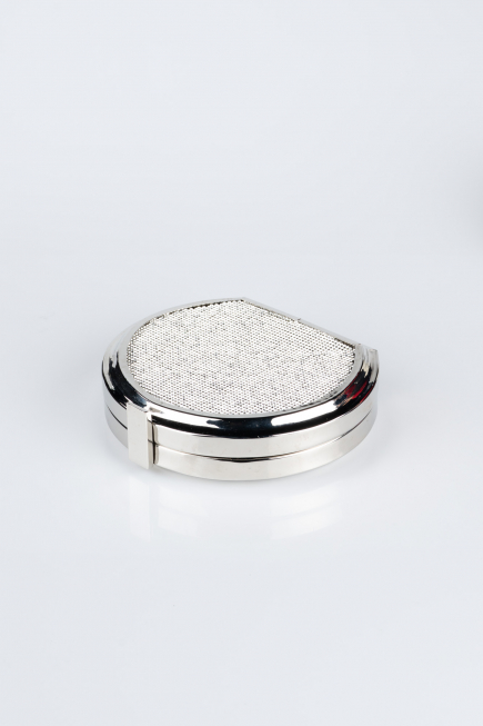 Silver Plaster Fabric Evening Bag KC821