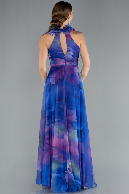Long Purple Evening Dress ABU4901
