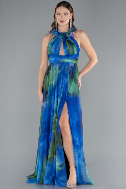 Long Mint Evening Dress ABU4901