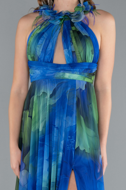 Long Mint Evening Dress ABU4901