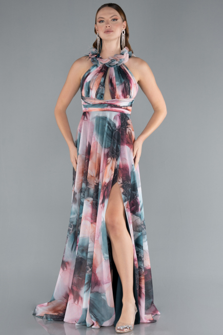 Long Onion Skin Evening Dress ABU4901