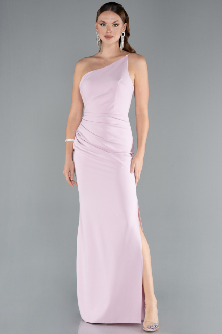 Long Powder Color Evening Dress ABU4891