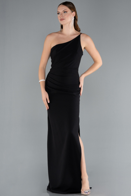 Long Black Evening Dress ABU4891
