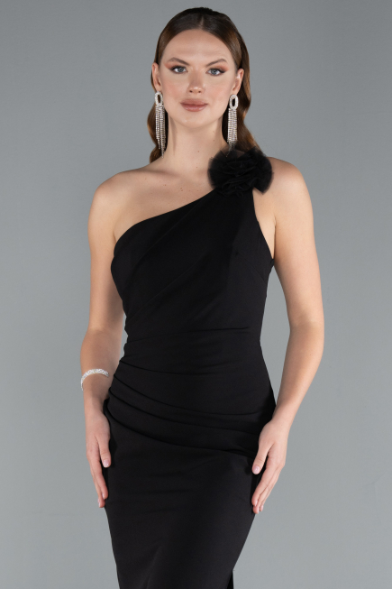 Long Black Evening Dress ABU4891