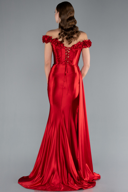 Long Red Evening Dress ABU4903