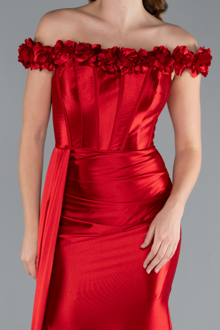 Long Red Evening Dress ABU4903