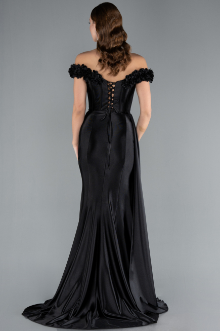 Long Black Evening Dress ABU4903