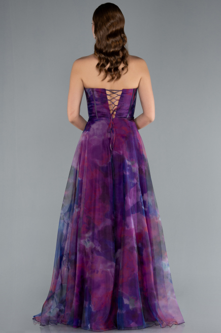 Long Purple Evening Dress ABU3360