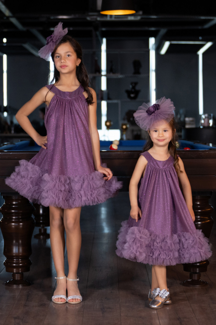 Midi Lavender Girl Dress ABK2297