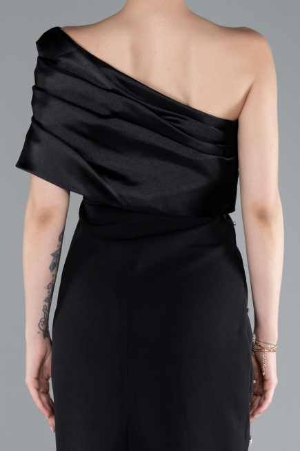Midi Black Cocktail Dress ABK2337