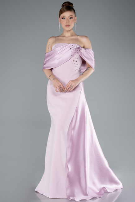 Long Powder Color Mermaid Prom Dress ABU4920