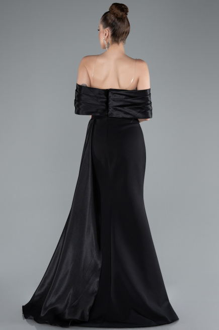 Long Black Mermaid Prom Dress ABU4920