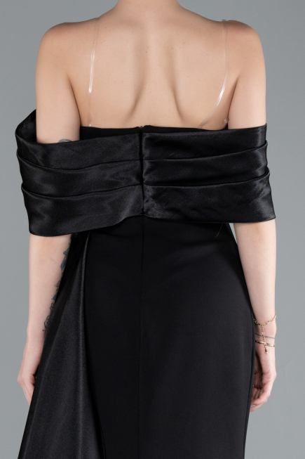 Long Black Mermaid Prom Dress ABU4920