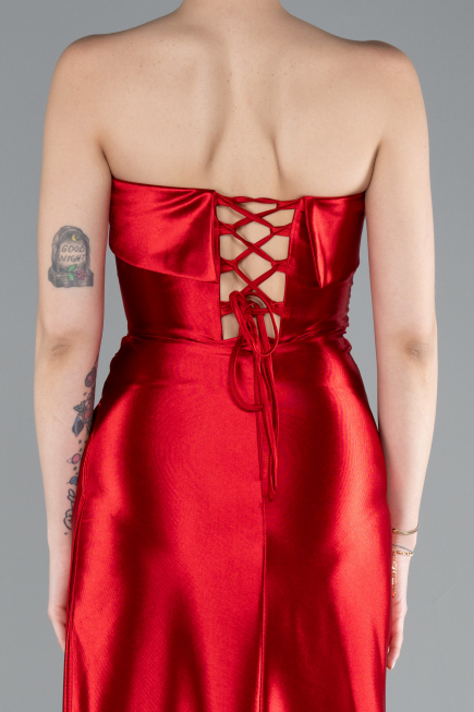 Long Red Prom Gown ABU4944