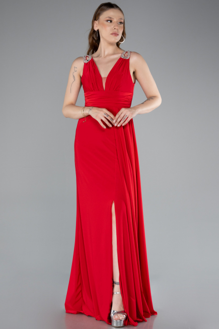 Long Red Evening Dress ABU4967