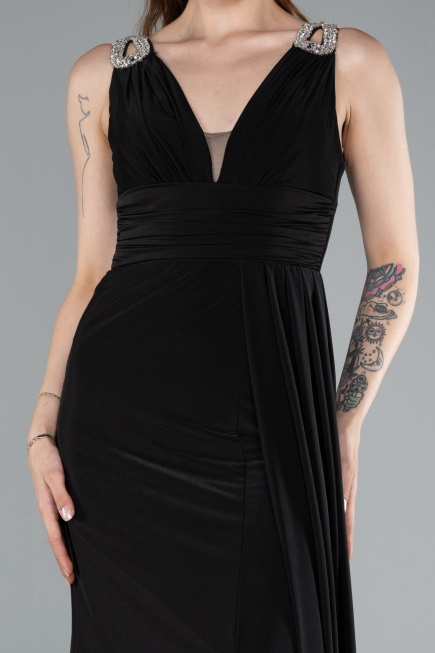 Long Black Evening Dress ABU4967